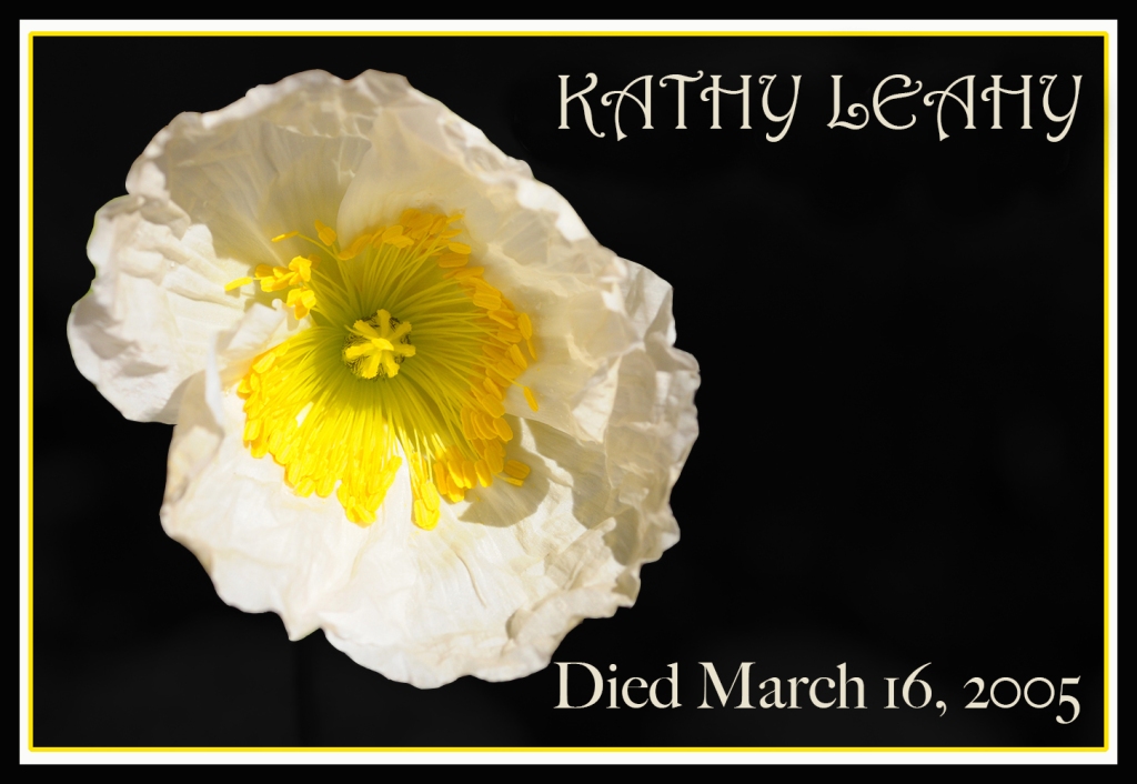 This image has an empty alt attribute; its file name is remembering-poppy-kathy-leahy1.jpg